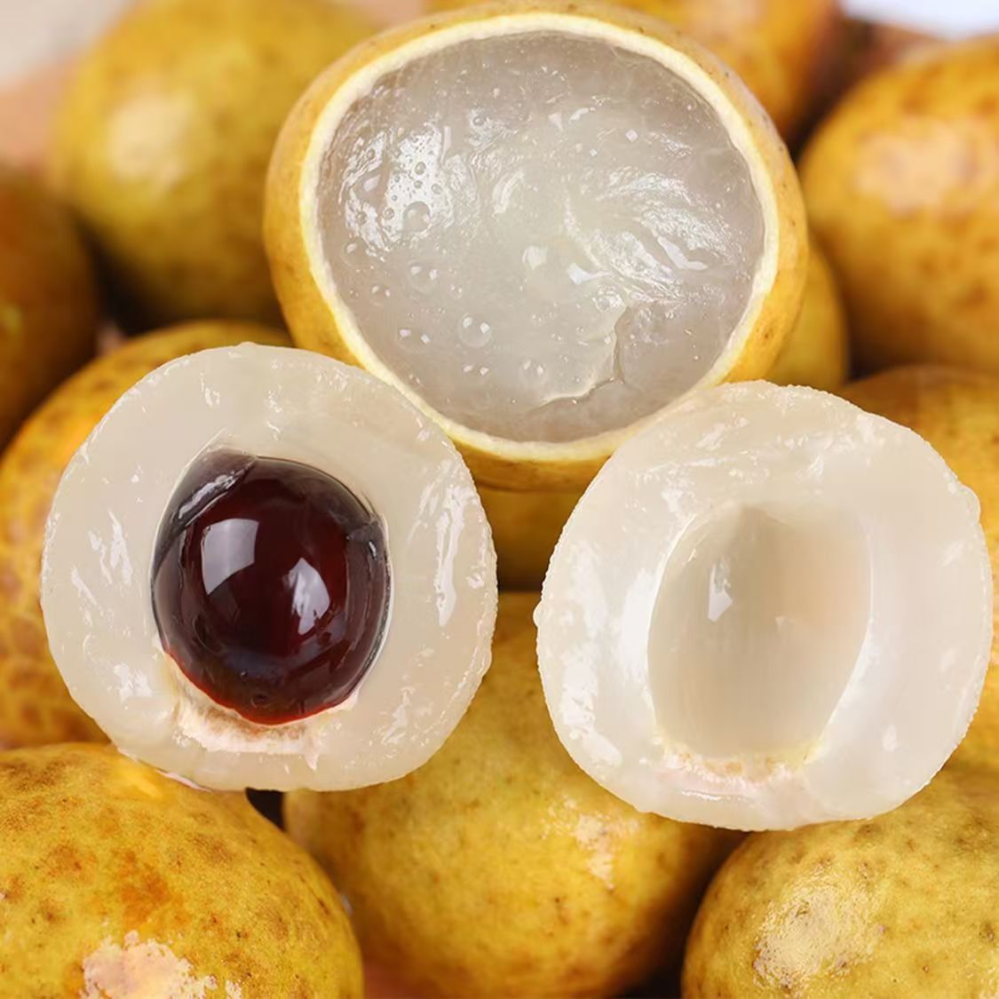 【顺丰快递】泰国新鲜带枝龙眼 (2-4斤)甜蜜多汁-晶莹剔透