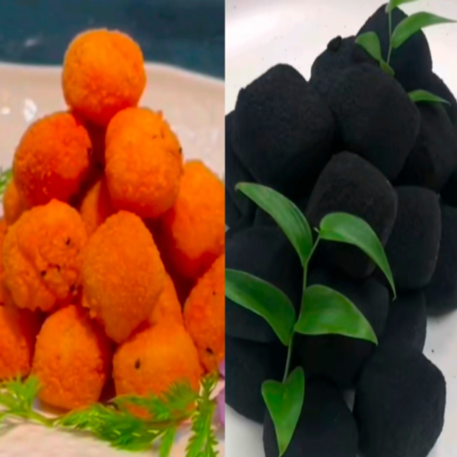奇味脆皮豆腐两款（黄金黑金）