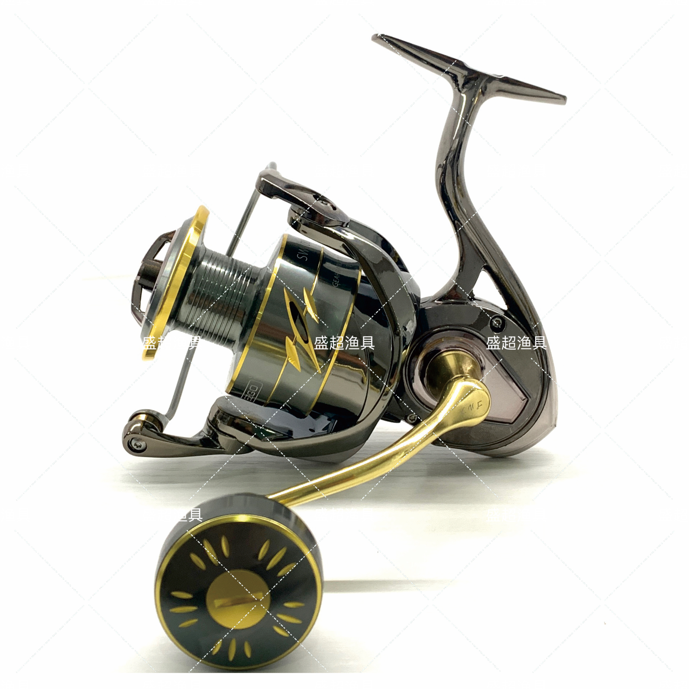 EZGO-高尔夫渔轮防海水版SW纺车轮全金属主体船钓海钓轮耐用