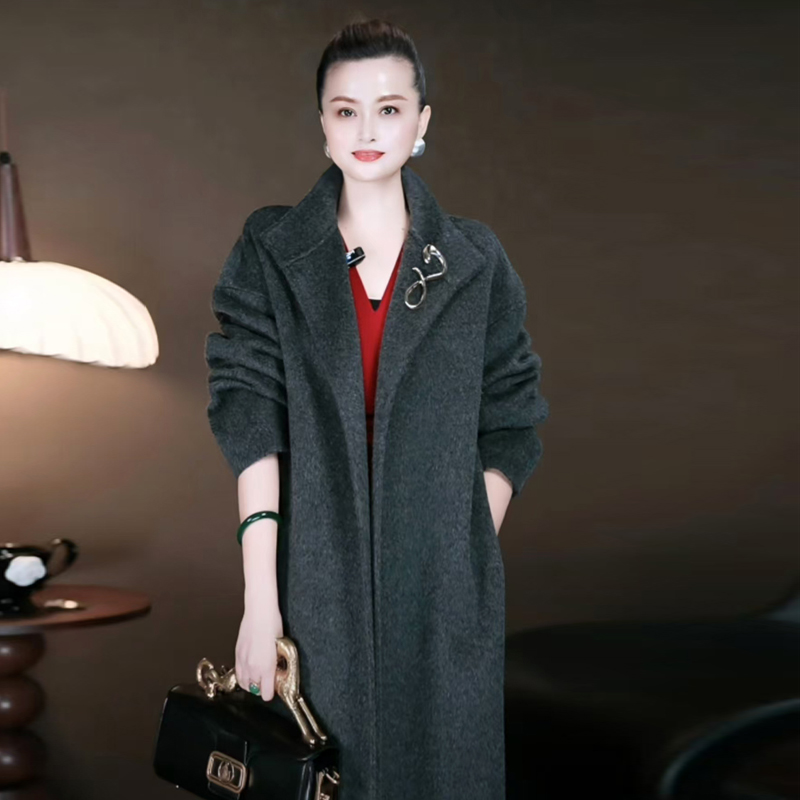 秋冬时尚气质大衣-129高级灰