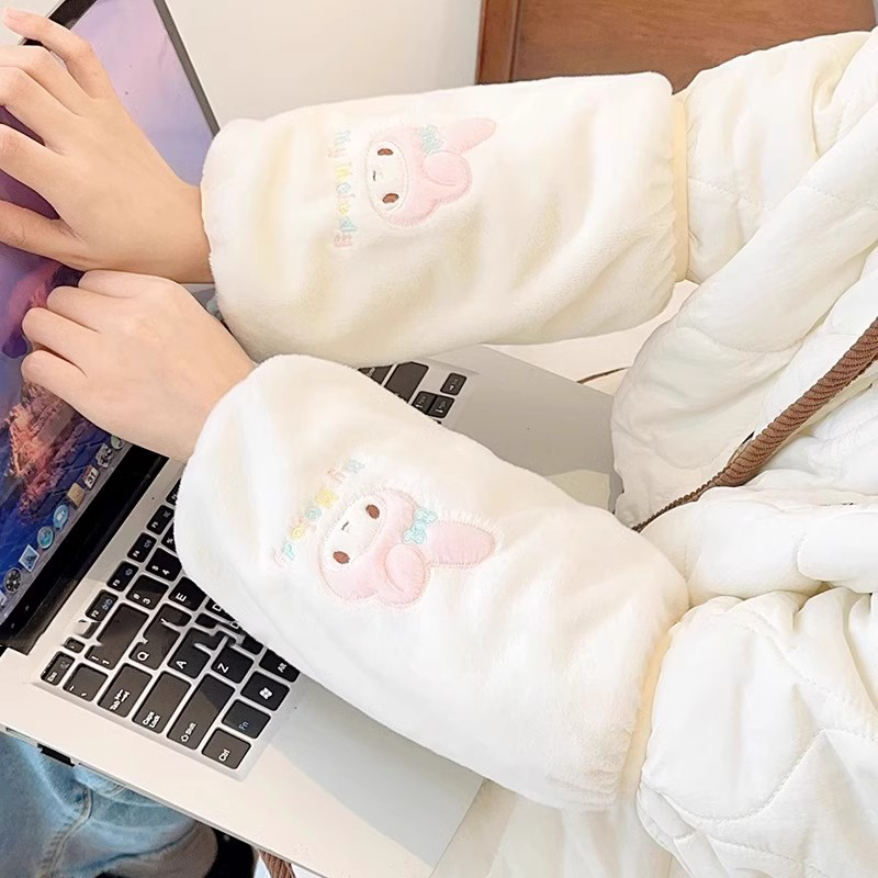 卡通袖套女秋冬季办公室防污护袖2025新款防油污套袖学生防脏袖头