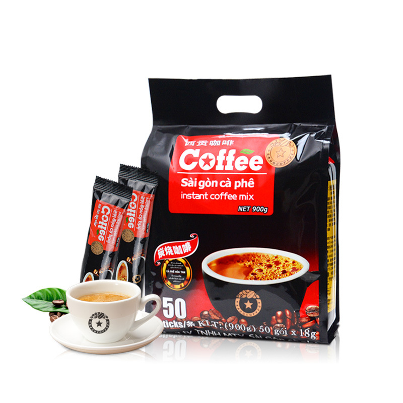 西贡【粉丝专享】越南原装进口西贡三合一炭烧咖啡900g速溶阿拉比卡
