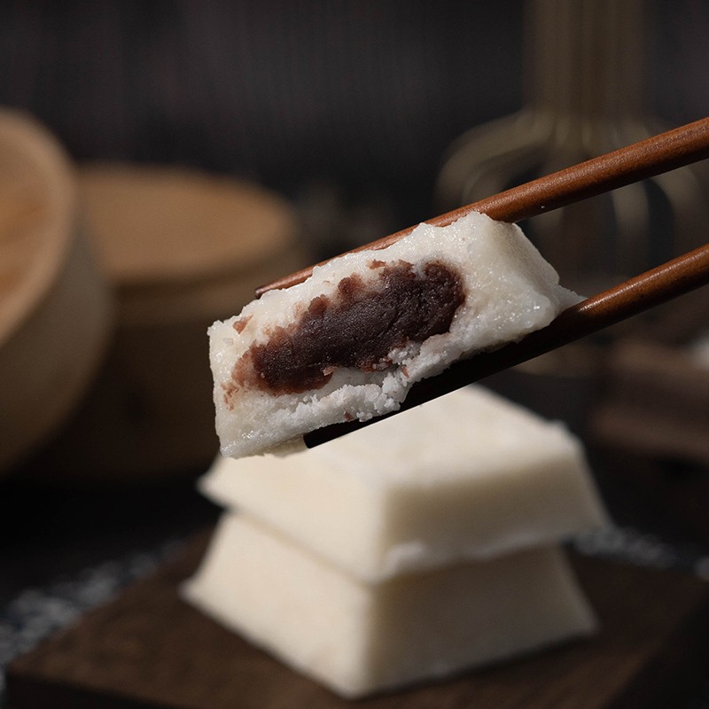 上海南翔豆沙方糕*2袋糯米发糕年货零食松软糕点营养早餐半成品