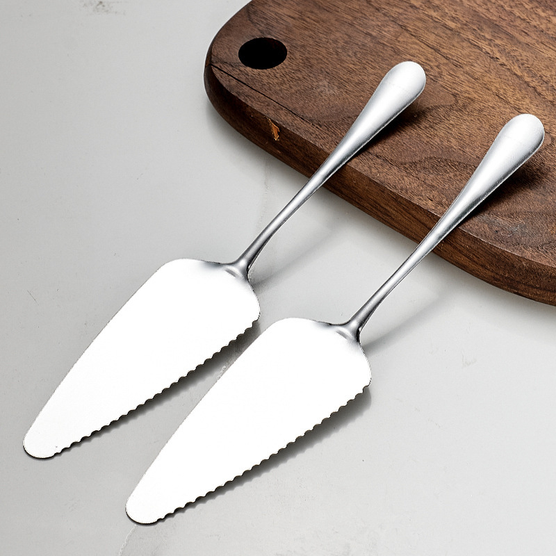 不锈钢蛋糕铲家用厨房烘焙披萨铲切三角芝士带齿铲子切蛋糕切甜品