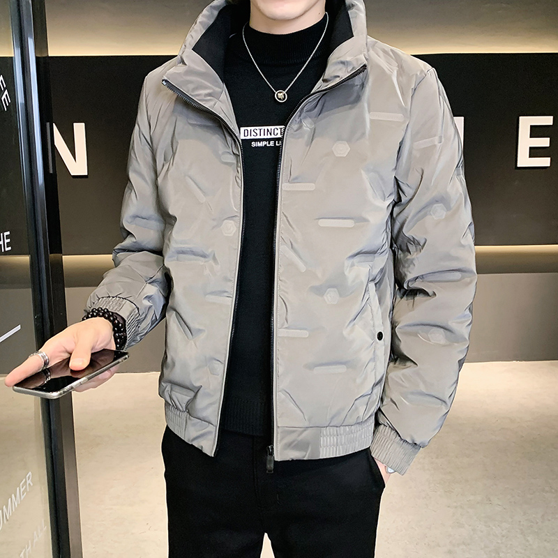 2025年新款男士冬季立领羽绒服男士轻薄保暖潮流休闲百搭外套