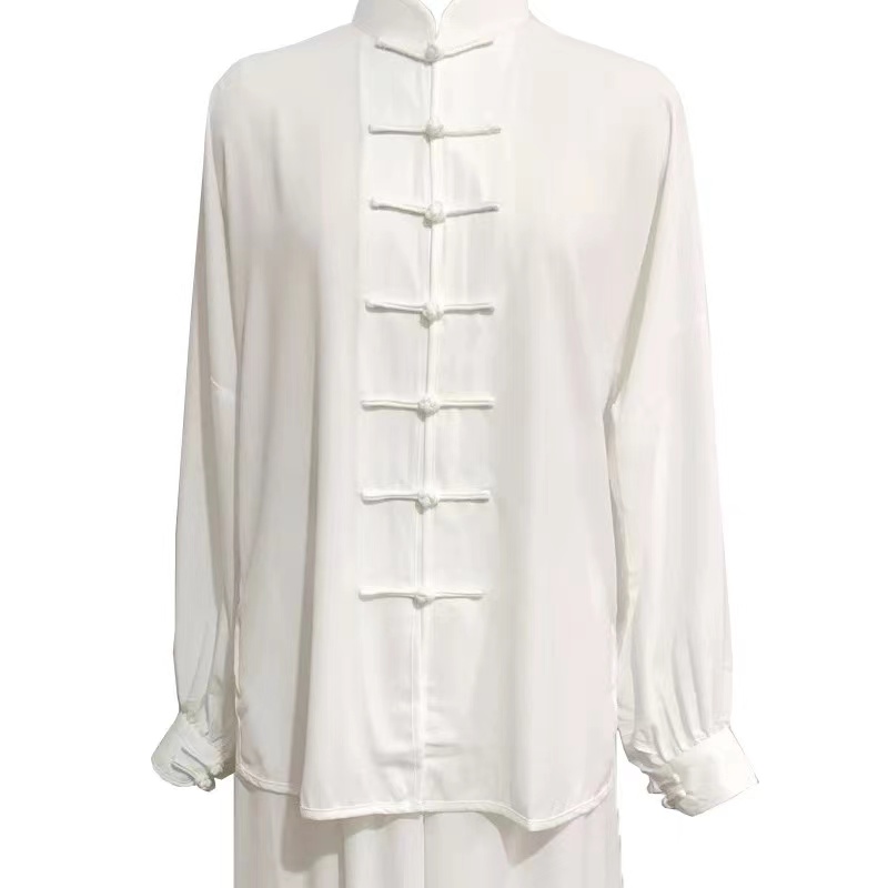 小和山太极拳练功服装男女比赛表演衣服裤子