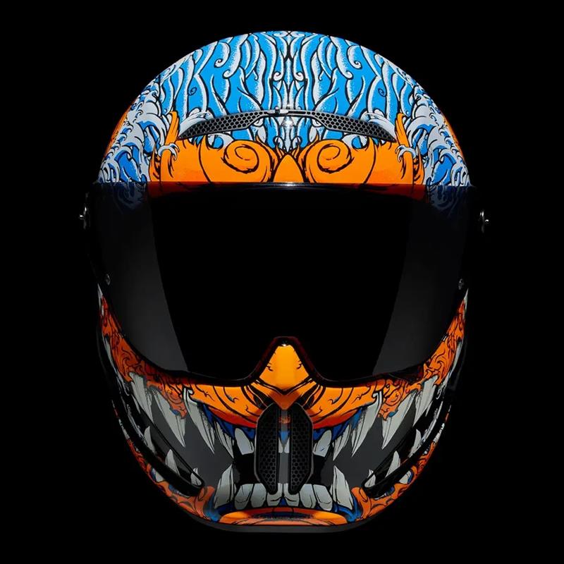 RUROC 4.0 CARBON KOMAINU英国鲁洛罗宁碳纤维头盔安全帽全盔