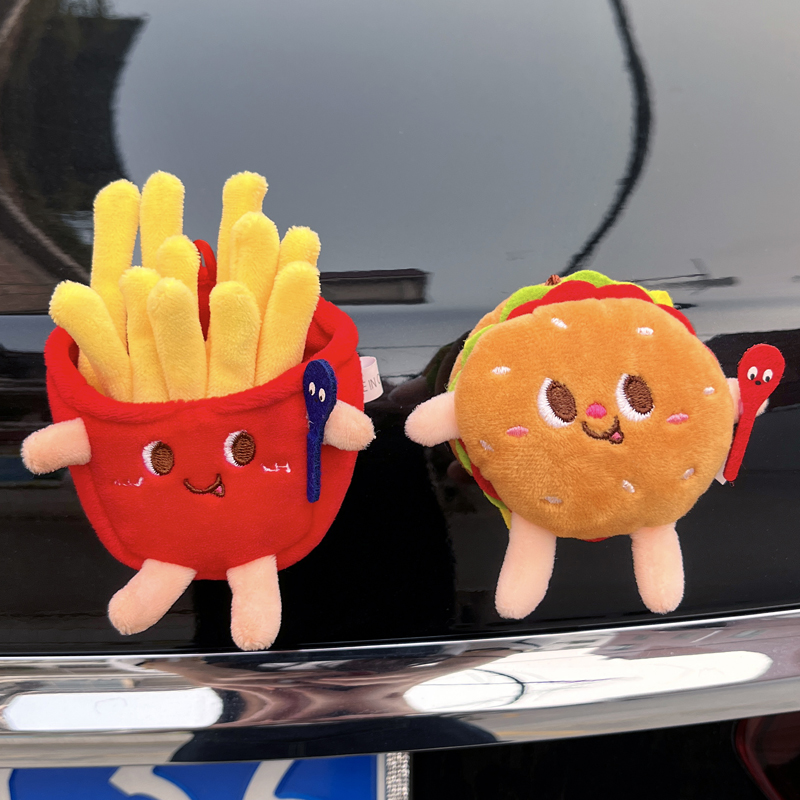 汽车挂件车外玩偶可爱卡通创意汽车后备箱尾部挂饰摩托车装饰公仔