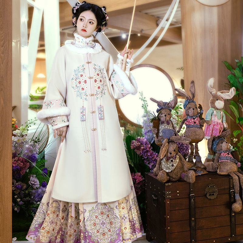 重回汉唐 万花栩栩 正品原创汉服日常马面裙明制女款