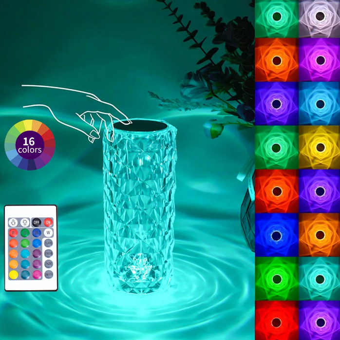 情调夜灯触摸小夜灯夫妻房氛围灯床头灯小夜灯氛围灯卧室玫瑰灯