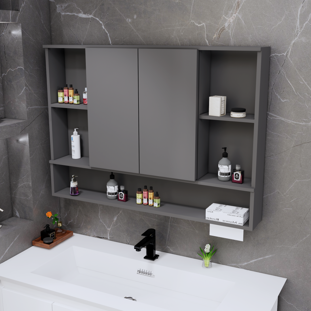 风水镜隐藏折叠智能镜浴室镜柜美妆镜洗脸镜洗漱台镜子洗脸盆镜子