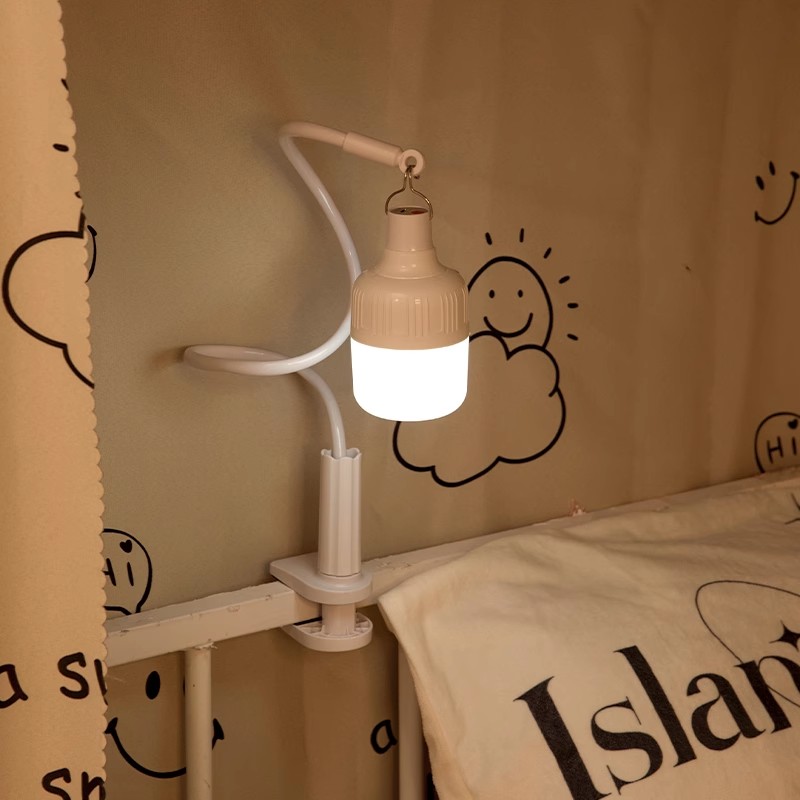宿舍床头灯学生悬挂阅读灯可夹小夜灯床上学习充电台灯卧室睡眠灯