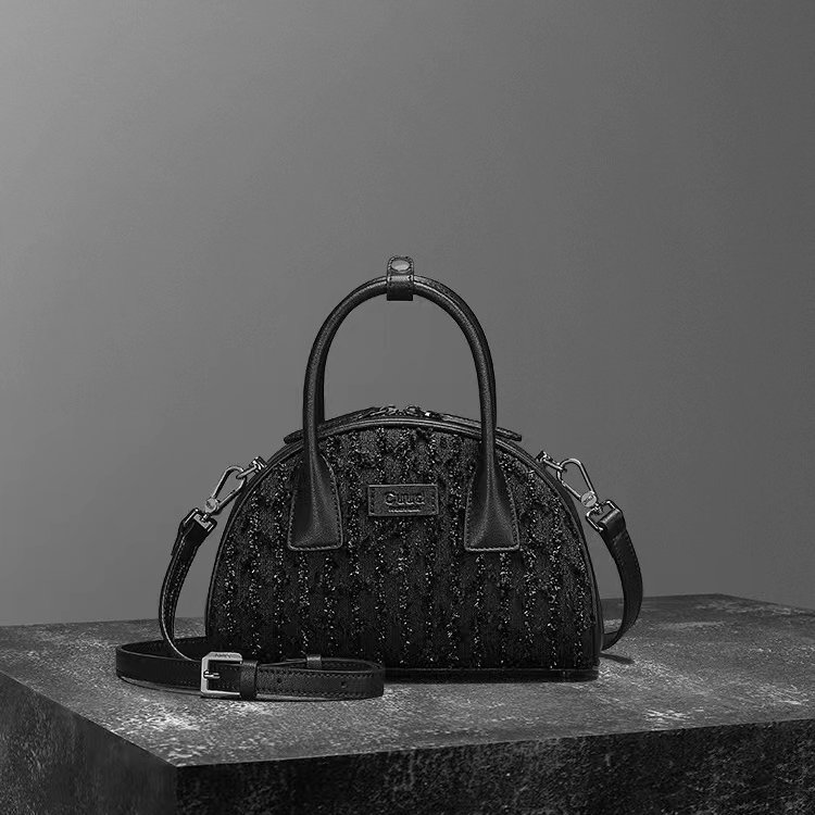 【专柜】Cuud 时尚轻奢手提牛皮包小众迷你单肩斜挎腋下真皮女士包