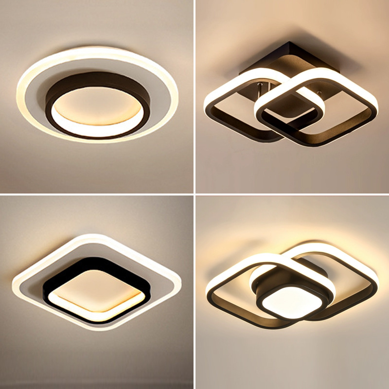 走廊灯过道灯进门厅入户玄关阳台吸顶灯小衣帽间亚克力灯具简约