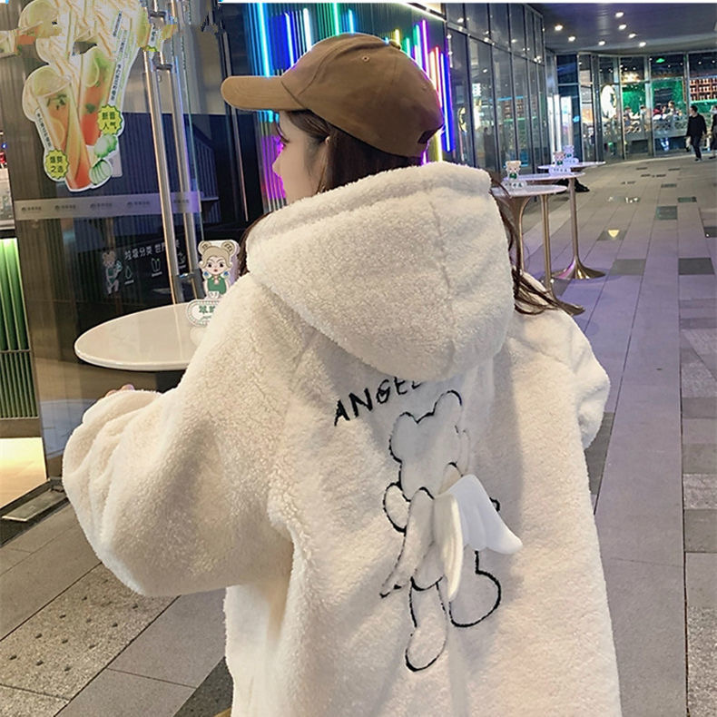 12少女冬装13初中高中学生15宽松棉衣岁女加绒加厚外套16学院风14