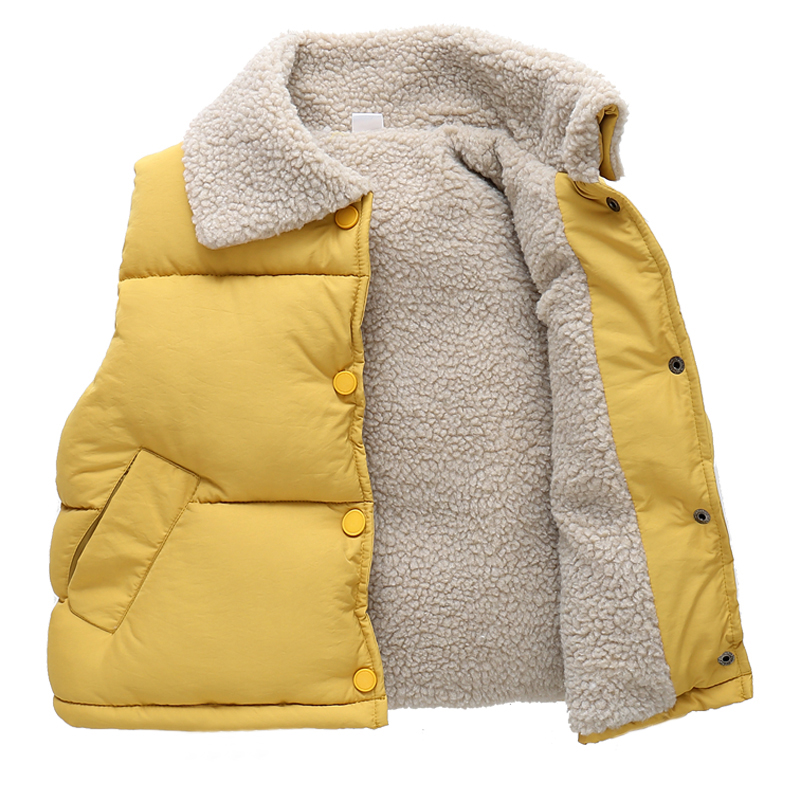 【源头好物】儿童棉马甲秋冬季加厚外穿女童婴儿男童宝宝羊羔绒背心