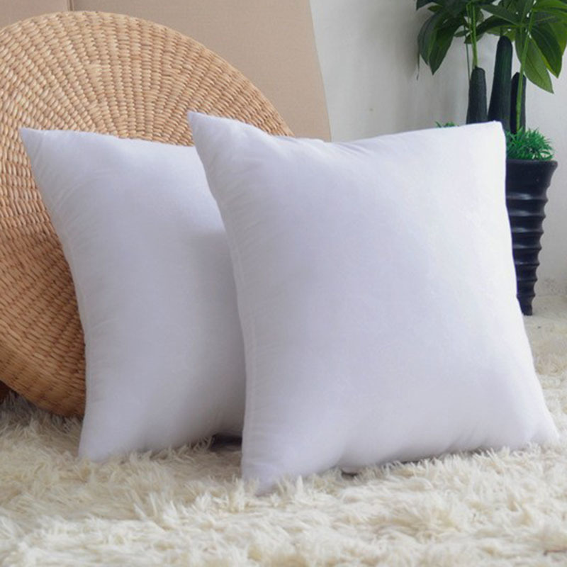 沙发抱枕芯内胆PP棉磨毛布方形45x45 50 55 60 70靠包靠垫腰枕芯