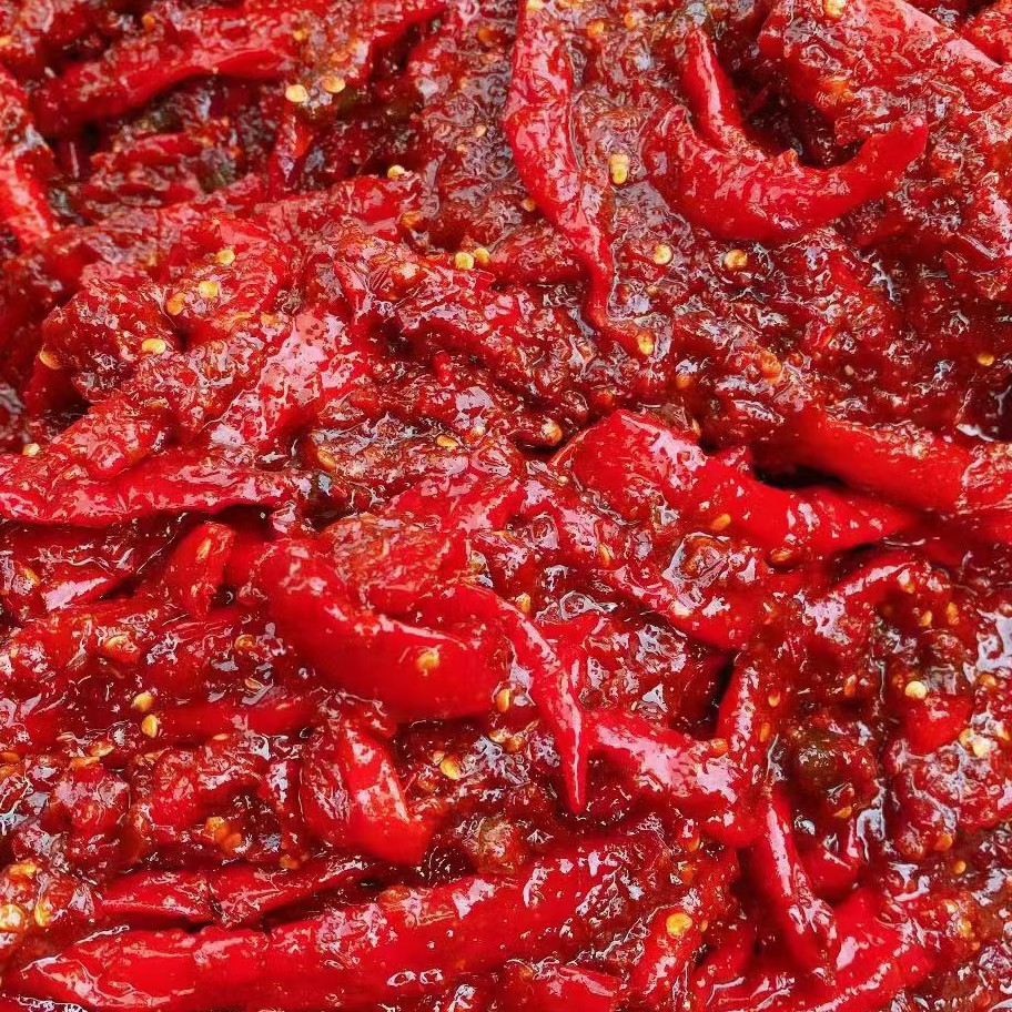 湖南双峰特产永丰辣酱酱辣椒农家手工麦子酱开胃下饭