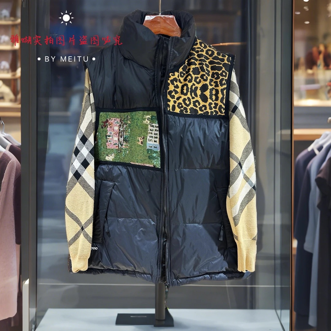6711欧货设计ic不规则拼接规则保暖秋冬休闲冬季网红马甲马甲马甲