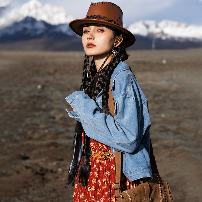 牛仔外套女新款2023春秋季牛仔夹克上衣长袖短款五一出游穿搭女装