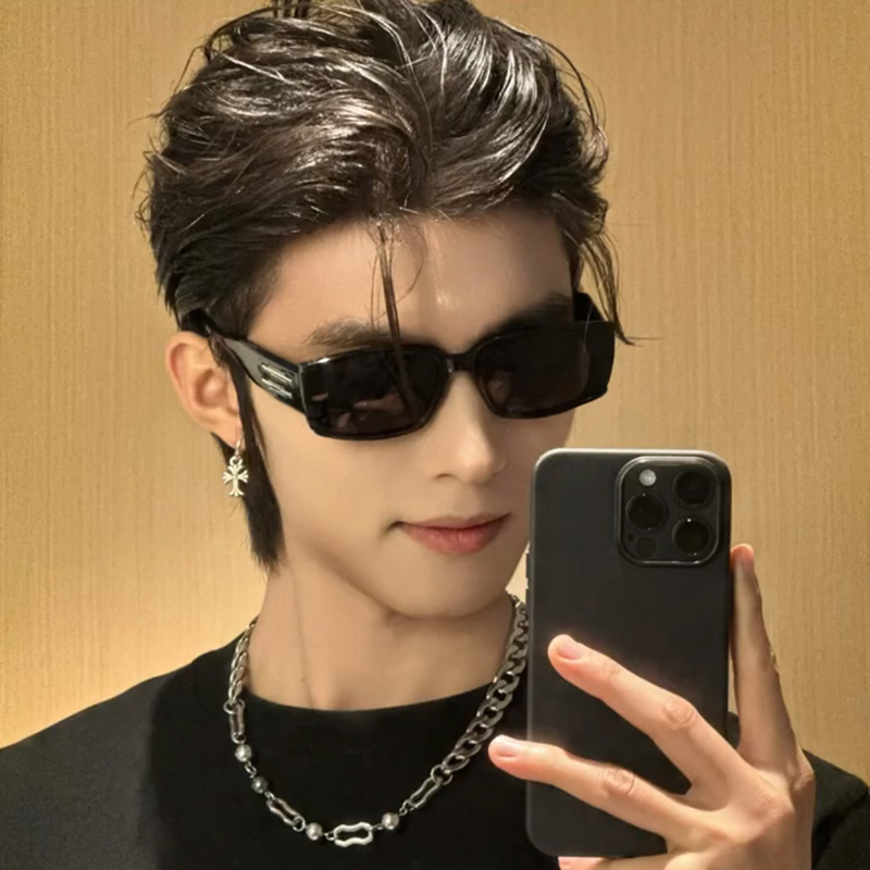 欧美潮流方框复古太阳镜男士时尚街拍个性墨镜痞帅凹网红墨镜女