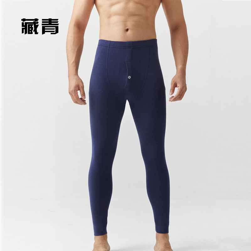 男士炫彩德绒秋裤冬季内穿保暖裤【高支·高密·高弹】D