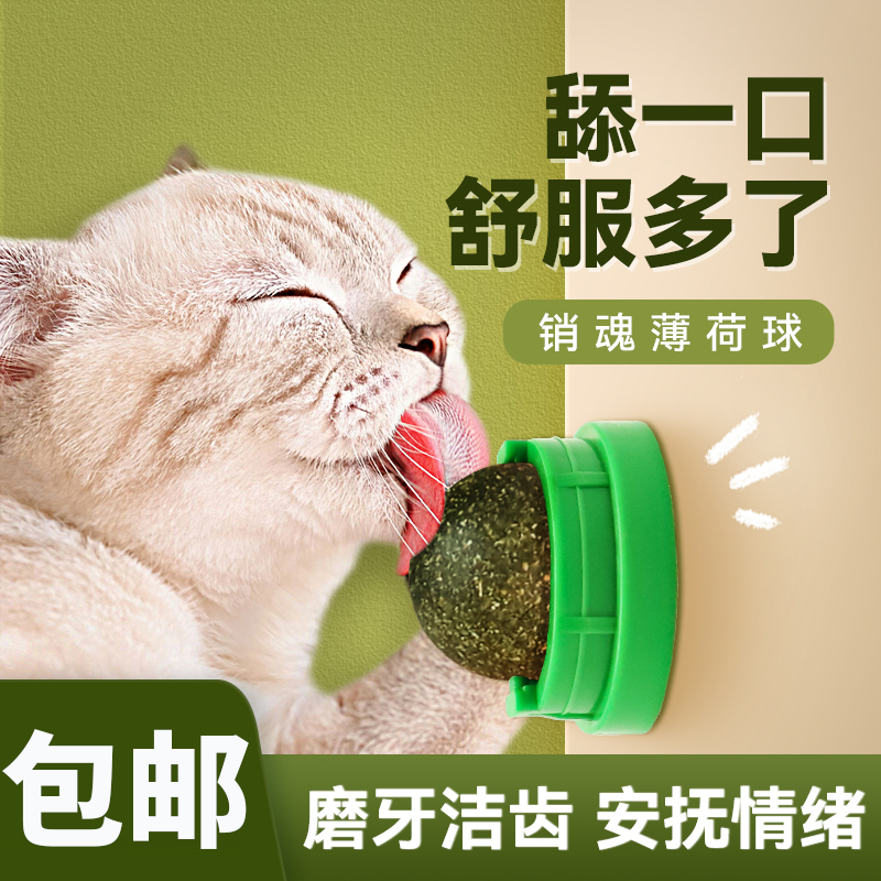皇恒赛级猫薄荷球猫玩具自嗨解闷清洁磨牙棒逗猫神器耐咬猫咪用品