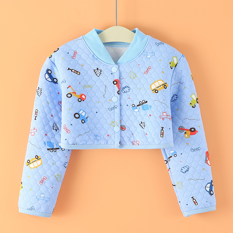 秋冬彩棉儿童护肩宝宝防冻小孩睡觉防寒保暖睡觉用婴儿坎肩护肩膀