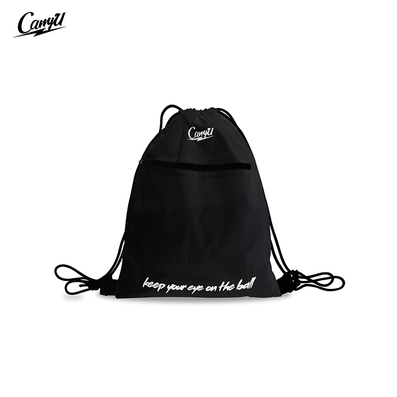 CarryU男女运动休闲健身抽绳鞋袋PU防水涂层便携收纳包防水隔层