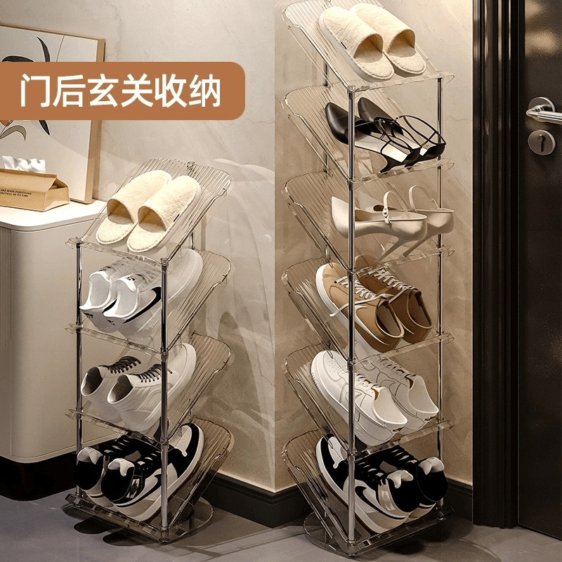 简易鞋架家用门口拖鞋多层小型入户门后鞋子收纳立式简约鞋柜收纳