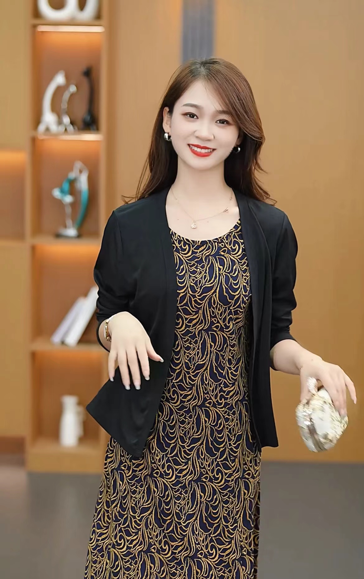 （时尚清货）披肩外搭开衫薄款透气休闲百搭洋气纯色空调衫防晒