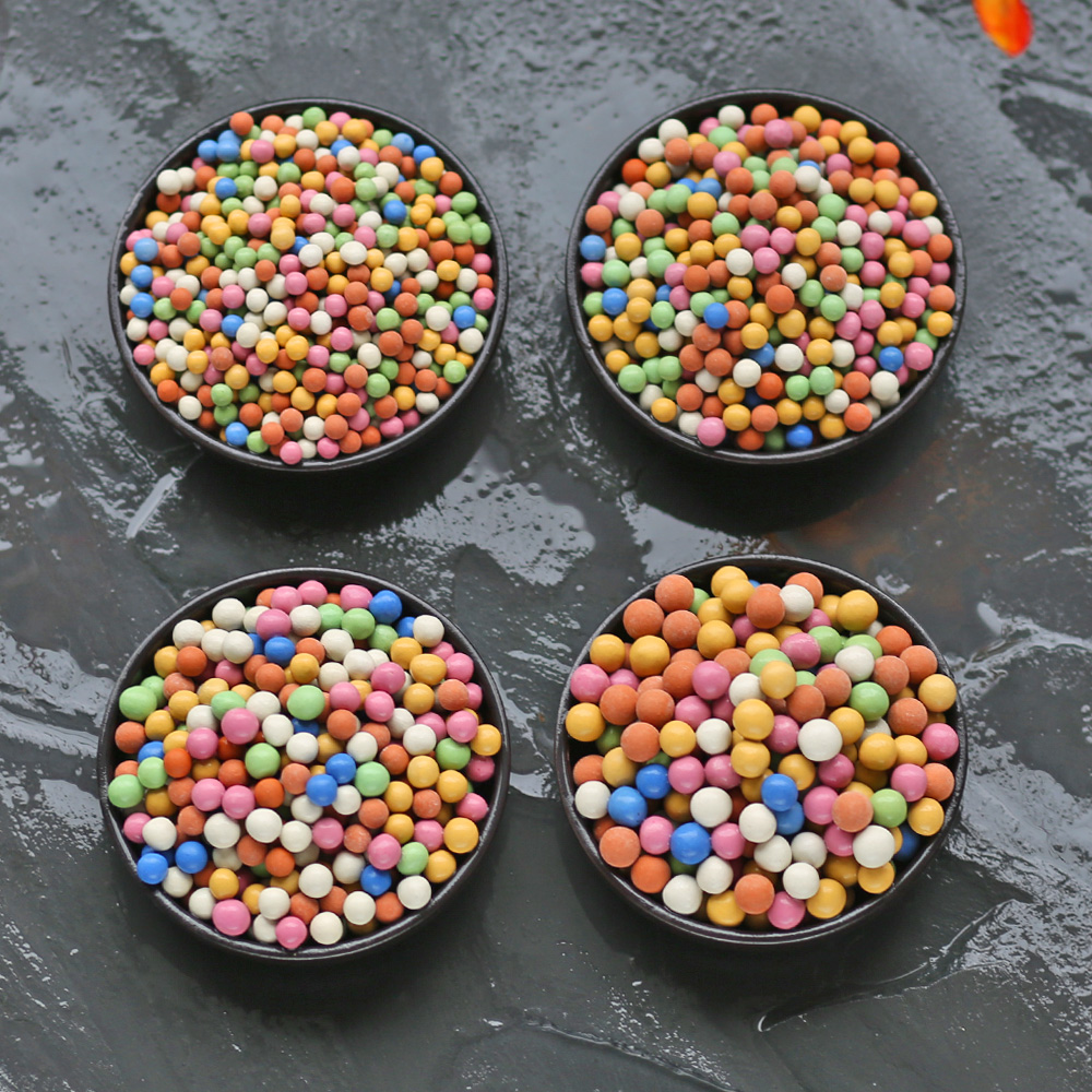 彩色陶粒多肉铺面养花水培透气小石头垫底营养颗粒土陶陶粒球装饰