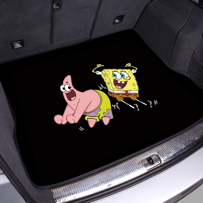 小米SU7卡通汽车后备箱垫可爱专车专用私人订制