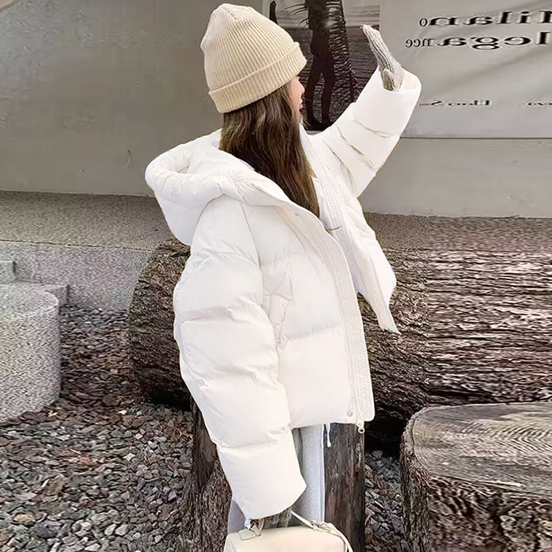 短款羽绒服女冬季2025年新款女款时尚洋气秋冬白鸭绒独特别致外套