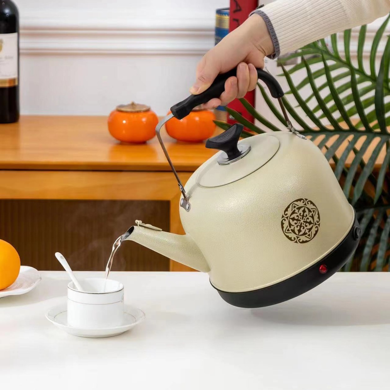 【新疆包邮】电水壶5L家用自动断电高升壶保温热水壶茶壶不锈钢烧