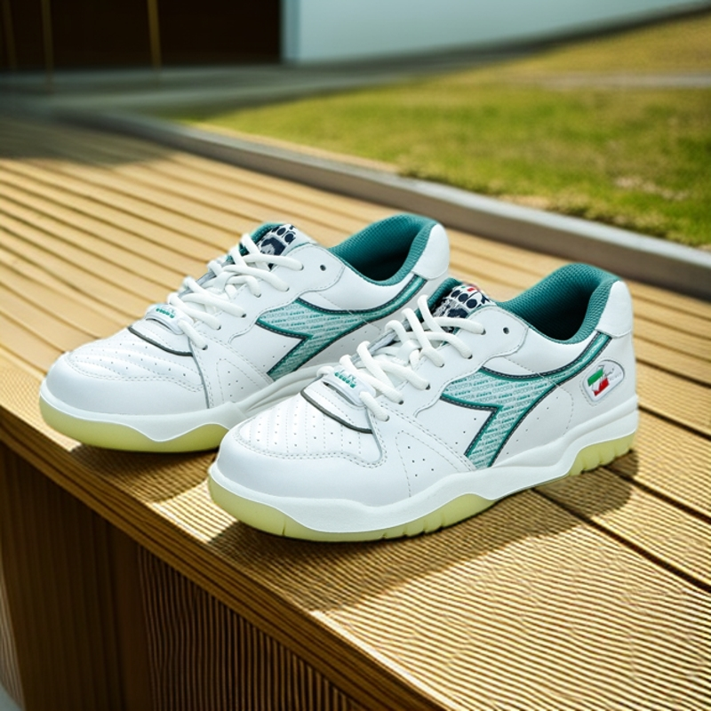 迪亚多纳经典红旗版男鞋运动鞋休闲鞋牛皮小白鞋情侣款