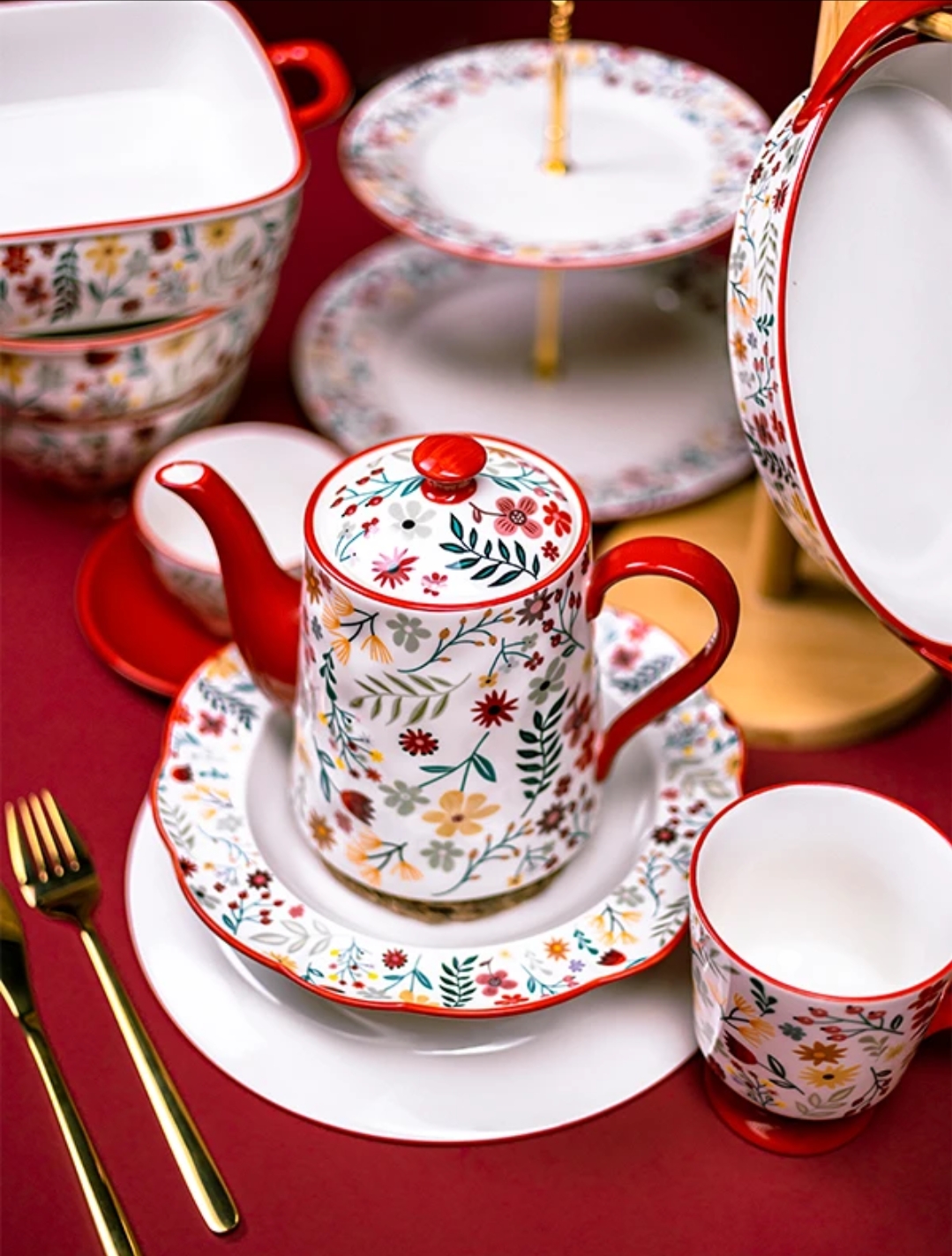 娜孜菲娜孜菲 春花系列陶瓷厨具