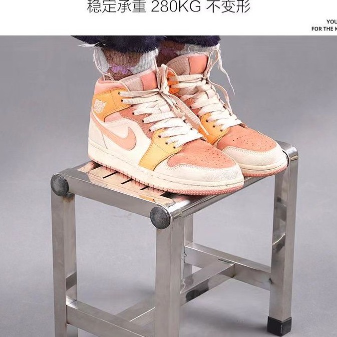 不锈钢凳子椅子方凳梯形家用方凳员工耐用流水线操作凳浴室防水凳