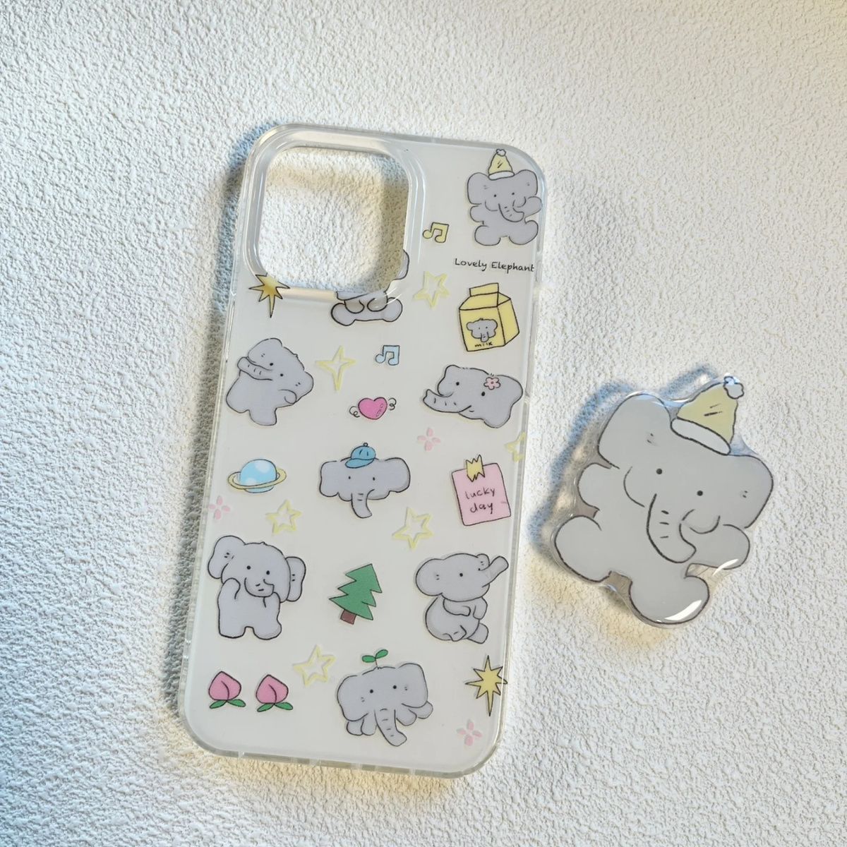 壳望小象适用苹果个性16iphone15华为vivo小米oppo手机壳软壳