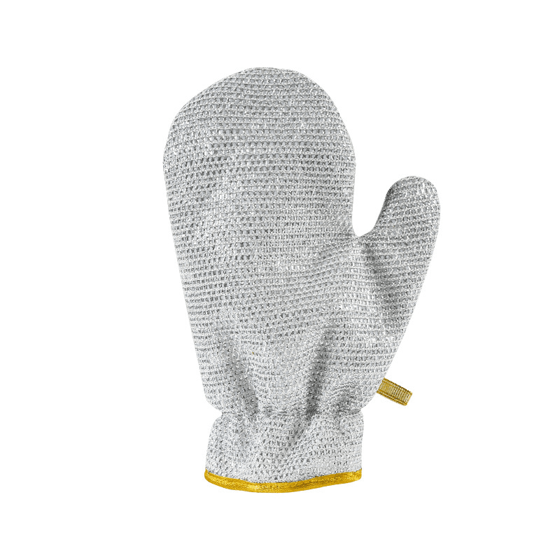 保暖加绒银丝钢丝球洗碗手套橡胶防水加厚抹布厨房百洁布刷锅神器