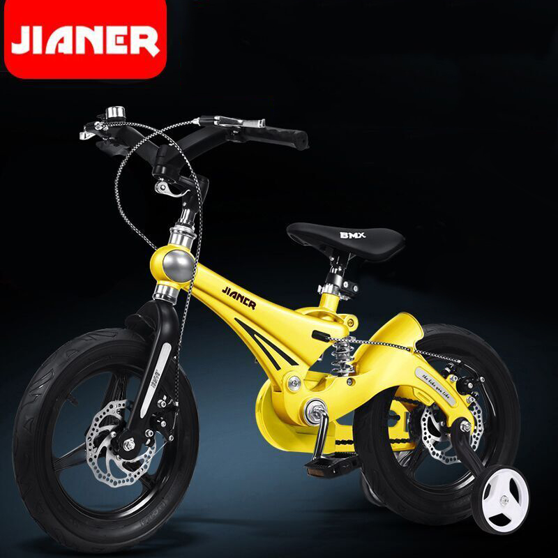 健儿儿童自行车3-6岁-10岁童车脚踏车镁合金宝宝避震单车可折叠