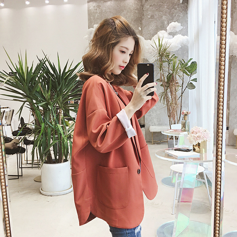 西装外套女设计感小众2025新款韩版时尚宽松休闲小个子西服女上衣