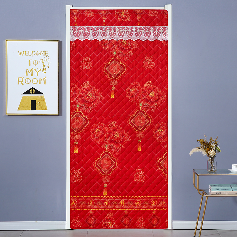 保暖棉门帘秋冬加厚挡风保暖卧室门帘防风抗寒隔断挡风空调风门帘