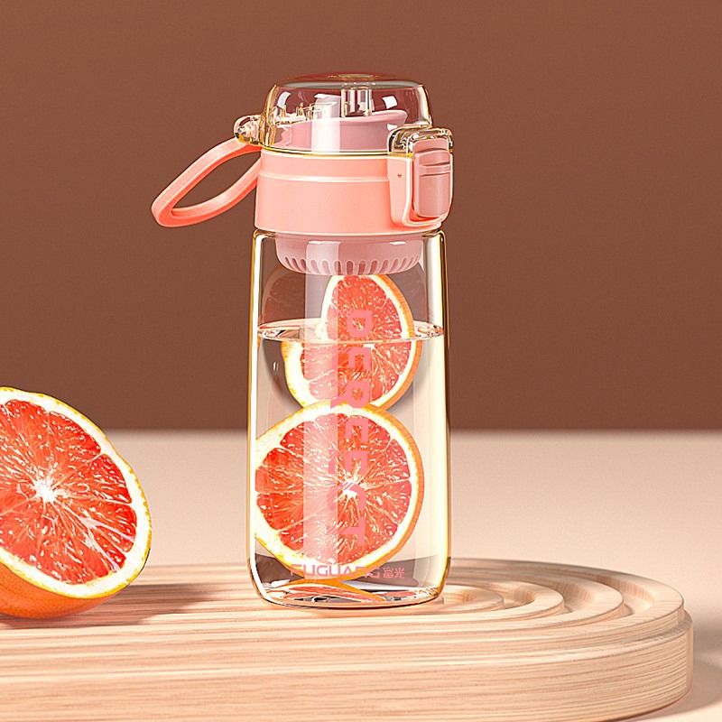 富光太空杯学生防摔塑料水杯儿童便携网红耐摔简约大容量运动杯
