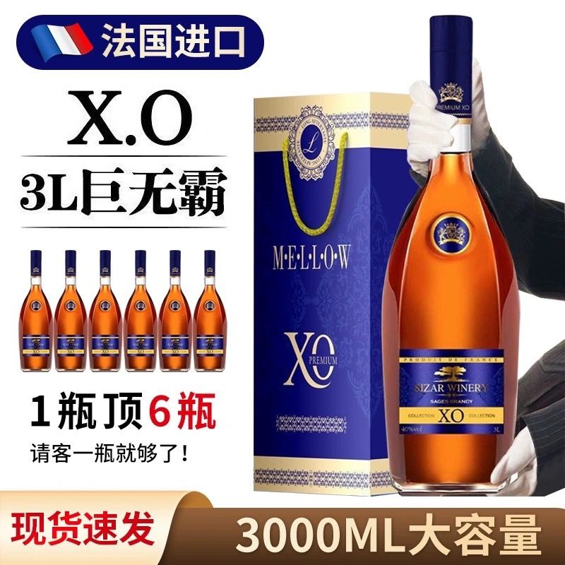 【直供】湖勒斯谷 萨格斯XO白兰地3L*1