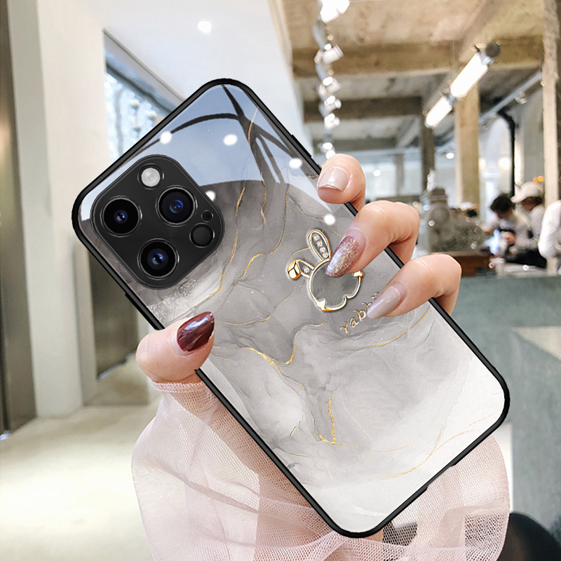 适用水墨兔手机壳苹果/华为/荣耀/小米/oppo/vivo/1加网红女潮牌