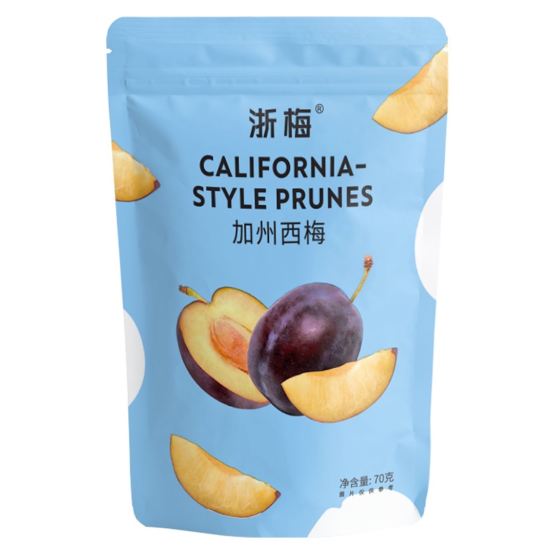 浙梅加州西梅干70g 进口果源独立包装清爽解腻解馋零食自营果干