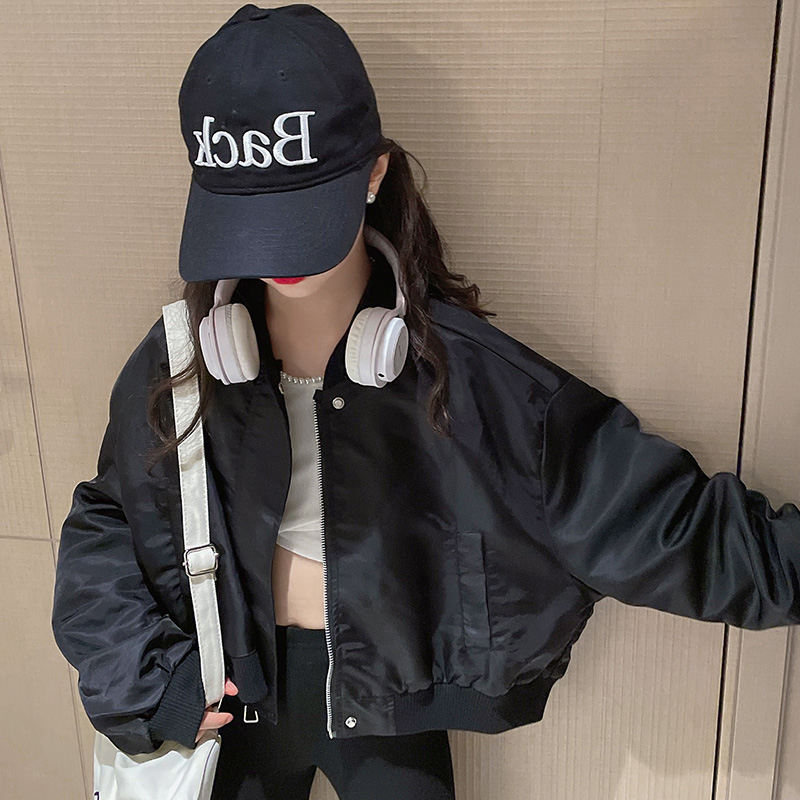 女童外套春秋季新款洋气大童棒球服儿童秋冬夹棉加厚短款夹克上衣