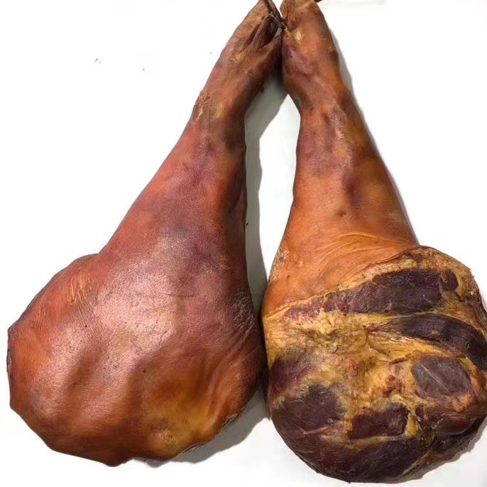 【腊猪蹄】湖北秭归七公子土特产正宗土猪肉烟熏营养美味熬汤真空
