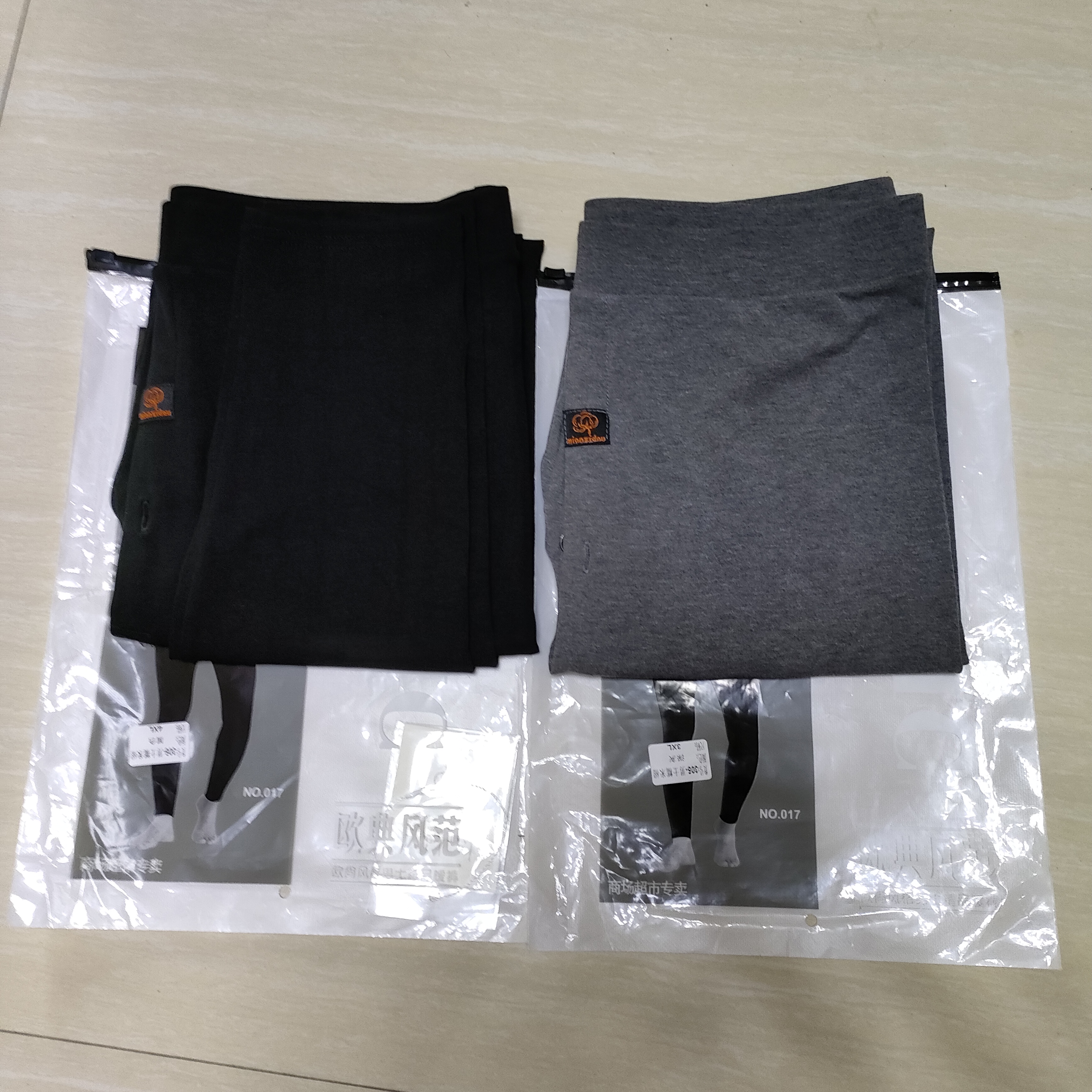 305男士糯米棉秋裤男款